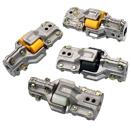 Drive shaft couplers for center pivot irrigation towers