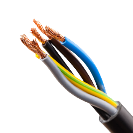 Multi-core electrical span cable for pivot irrigation systems